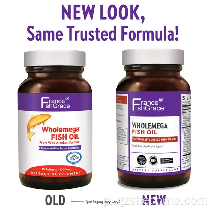 Omega 3 poprawia nadpobudliwość oleju rybna softgel